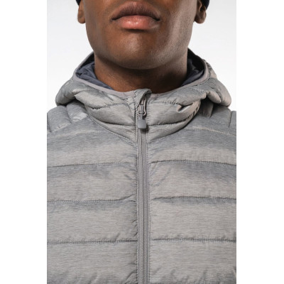 Men's lightweight hooded padded jacket